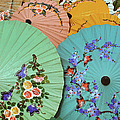 Thailand parasols photos - Blue Thai Parasols